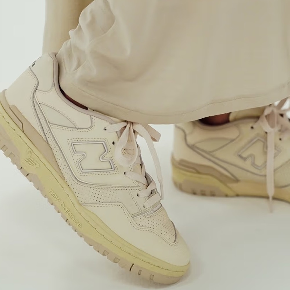 New New Balance NB550 Sneakers Colorway Cream Off-White Shoes